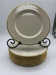 Set Of 10 Lenox Mansfield Presidential Collection Dinner Plates 5/8 Inches. Fixed Price $90.00.