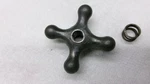 Delta Rockwell Star Knob Faucet With Spring 7/16-14 Thread Dull Finish. Fixed Price $10.00.