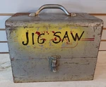 Vintage Porter Cable Metal Steel Carrying Case Box For Jigsaw. Fixed Price $19.99.