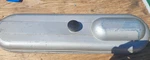 Vintage 24" Delta Rockwell Scroll Jigsaw Belt Pulley Guard Cast Cover Shield. Fixed Price $39.99.