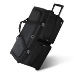 Rolling Duffle Bag With Wheels Handle Travel Black Luggage. Fixed Price $78.87.