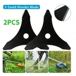 2PCS 10" X 3 Teeth Steel Brush Blade Trimmer Lawn Weed Eater Cutter 1.0 Cm Thick. Fixed Price $12.78.