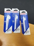 (3) Lenox Bi-metal Scroll Cutting Reciprocating Saw Blade, 318RC 15 Total. Fixed Price $23.99.
