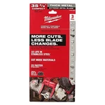 Milwaukee 48-39-0609 35-3/8" 8-10 Tpi Extreme Thick Metal Bandsaw Blades 3PK. Fixed Price $29.97.