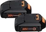 2PACK For Worx Max Extend Lithium Battery Volt WA3520 WA3525 WA3575 WG155. Fixed Price $27.95.