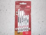 Ace 2035095 Jigsaw Blade Set 6 Pack Bi-metal Wood. Fixed Price $7.99.