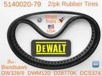Dewalt 5140020-79 Rubber Tires 2PK For DW328 /329 DWM120 D28770K DCS374 Bandsaws. Fixed Price $32.95.