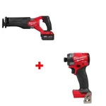 Milwaukee 2821-22 M18 Fuel Recip Saw Kit W/ Free 2953-20 Impact Driver. Fixed Price $499.56.