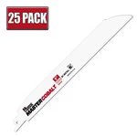 9" X .05" 14 Tpi Morse Master Cobalt Bi-metal Reciprocating Saw Blades 25 Pack. Fixed Price $118.03.
