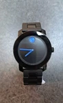Black/blue Movado Bold Watch W/ Swiss Movement MB.01.1.29.6015 16595514. Fixed Price $249.99.
