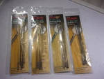New 4PK. Olson 6PC. 5" Pin End Scroll Saw Blades. (24 Total) # FR42401. Fixed Price $15.00.