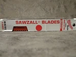 (10-PK) 48-00-1012 Milwaukee Sawzall 6" 6-TPI Reciprocating Blades, Nos BN29. Fixed Price $24.99.