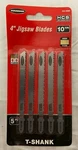 5 Warrior 4" Wood Jigsaw Blades 10TPI 68069. Fixed Price $9.50.