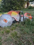 Stihl 400 Gasoline Concrete Cut-off Saw Orange/white/black For Parts. Fixed Price $300.00.