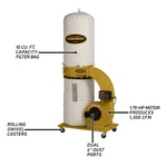 Powermatic Turbocone Dust Collector PM1300TX-BK 115V New Box Deal. Fixed Price $744.55.