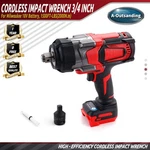Cordless Impact Wrench 3/4 INCH1500FT-LBS For Milwaukee 18V (no Battery). Fixed Price $119.99.