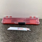 New Milwaukee Sawzall Blade 5182 Qty With Storage Box 6669 84. Fixed Price $23.74.