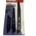Hyper Tough 9 Piece Reciprocating Saw Blades, Steel Material, New Condition. Fixed Price $9.75.