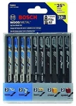 Bosch 10-PIECE Assorted T-shank Jig Saw Blade Set T5002. Fixed Price $20.47.