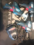 Bosch Impact ,drill Reciprocating Saw Three Batteries Two Chargers. Fixed Price $150.00.