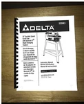 Delta 16" Scroll Saw Instruction Manual #SS350LS. Fixed Price $16.99.