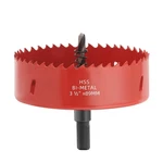 3.5 Inch Hole Saw, 1/2 M42 Hss Bi-metal Cutter, Triangular Shan. Fixed Price $15.97.