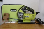 Ryobi 6.1A Variable Speed Jig Saw - (kit With Wrench, Bag And 3 Blades) JS651L1. Fixed Price $49.99.