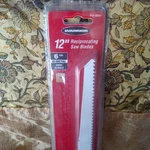 Pack Of 5 Warrior 12" Reciprocating Saw Blades Bi-metal Wood Sealed New. Fixed Price $13.00.