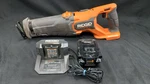 Ridgid R8647 18V Brushless Cordless Reciprocating Saw W/ Ah Battery. Fixed Price $79.99.