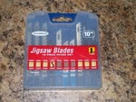 Warrior Jigsaw Blade Assortment U-shank General Purpose 10 Pc. Mixed Set #68942. Fixed Price $9.99.
