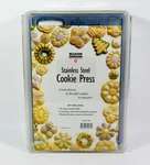 Kuhn Rikon Stainless Steel Cookie Press 5 Frosting Tips & 14 Plates Item 2461. Fixed Price $15.00.