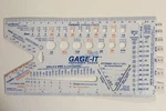 3 Qty Gage-it Hardware Measuring Tool Metric&inches For Pipe Threads Wire Drills. Fixed Price $10.00.