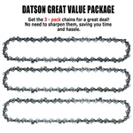 3PCS 12" Chainsaw For Ryobi P2570 / P2507BTL. Fixed Price $24.99.