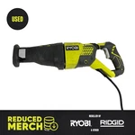 Ryobi RJ1861V 12-AMP Reciprocating Saw Corded Variable Speed Addq. Fixed Price $41.93.