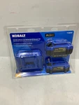 Kobalt Pack 24 Volt Max Extended Run 4.0AH With Charger. Fixed Price $120.00.