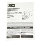 Ryobi Orbital Jig Saw With Laser Operator's Manual JS451L Instructions Only. Fixed Price $7.99.