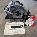 Early 1970S Near Mint Sears Craftsman Circular Hand Saw 3/4 Hp 315.27782. Fixed Price $65.00.