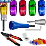 Electric Wire Stripper Drill Tool 14AWG 6AWG Cable Twisting Crimping Set New. Fixed Price $60.78.