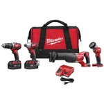 Milwaukee 2696-24 M18 18V Xc Redlithium Cordless 4-TOOL Combo Kit. Fixed Price $772.80.