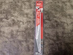 New Milwaukee 48-00-5242 Sawzall 9" X 6TPI Carbide Teeth Blade (BN301). Fixed Price $11.99.