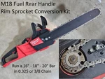 Rim Sprocket Fits Milwaukee M18 Fuel Rear Handle 0.325" + 3/8" Chain. Fixed Price $119.99.