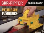 Microjig Grr-ripper GR-100 3D Pushblock Table Saw Safety Tool New In Box. Fixed Price $49.99.