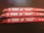 25 Pack Diablo DS0914BGP Demon 9" General Purpose Reciprocating Saw Blades. Fixed Price $73.02.