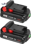 Replacement For Milwaukee M18 Battery 3000MAH 2PACK 48-11-1820 48-11-1840. Fixed Price $62.57.