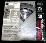 New Vintage Sears Craftsman 3 Most Popular Saw Blades Pack 7 1/4"-5/8". Fixed Price $13.75.