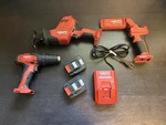 Hilti Tool Lot- Sr 2-A12 Saw + Sl Sf 2H-A Drill 2X Battery Charger. Fixed Price $299.00.