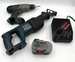 Bosch 1644-24 18V Kit Set Reciprocating Saw Hammer Drill 13618 Battery + Charger. Fixed Price $66.91.