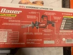20V Brushless Cordless Compact Reciprocating Saw Tool Only By Bauer. Fixed Price $69.00.
