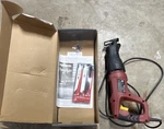 Chicago Electric 6 Amp Corded Reciprocating Saw 12" Blades Manual Open Box. Fixed Price $40.00.