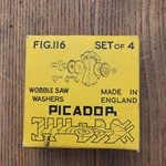 Picador Wobble Saw Washer Set Of 4 FIG.116. Fixed Price $10.00.